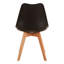 Atkins 45cm H Upholstered Side Chair in Black