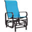 Fauteuil oscillant extérieur en métal Shamilla