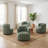 Bryonie Upholstered Swivel Barrel Chair-353475245