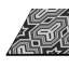 Tapis noir à motifs géométriques-1619646941