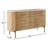 Carmela White Marble & Mango 6-Drawer Dresser