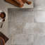 Carreau de porcelaine mate pour le sol et le mur en travertin Alcazar 12 x 24-36946562