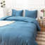Ensemble d'édredon bleu pour lit simple Lake Blue Bedding-130873948-130873953
