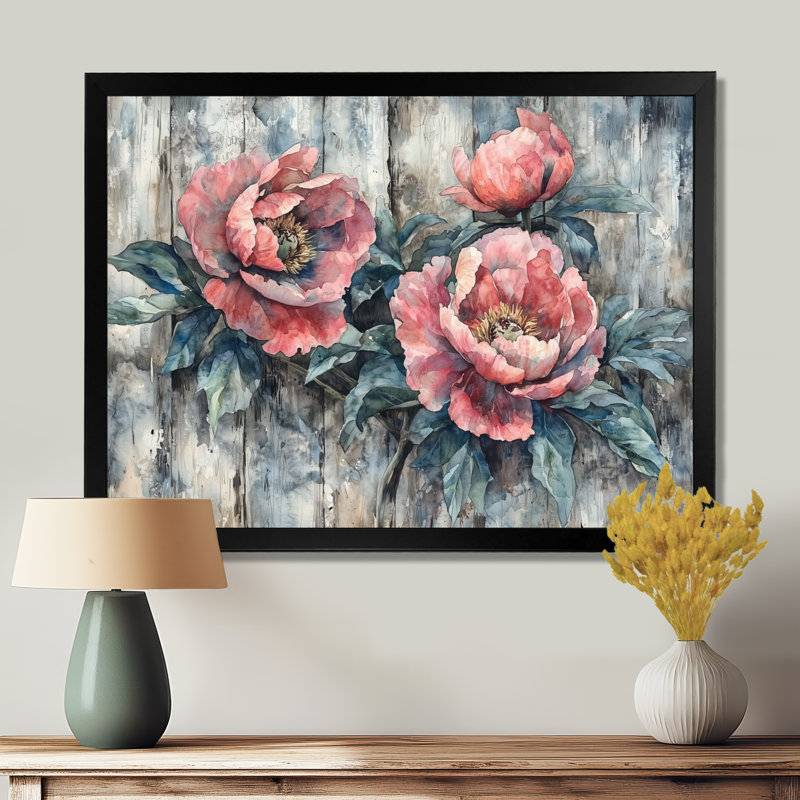 Wolter - Floral Oversized Canvas Prints, H 12 po x l 20 po, Reproduction encadrée d'une seule photo sans pass