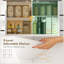 Garde-manger, armoire de rangement de cuisine avec 6 supports de porte, blanc