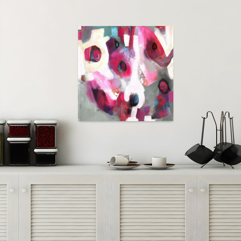 Starting Over Abstract Contemporary Art, 18" H x 18" W