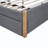Upholstered Platform Bed with Wood Supporting Feet and Trundle Aevah-1784054969-1784054971