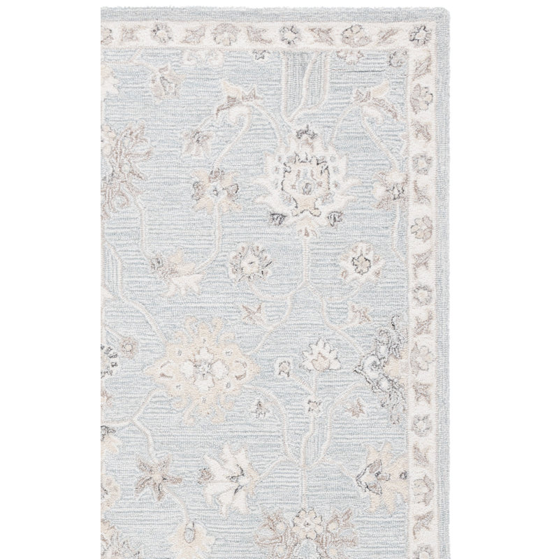 Laine 85% touffetée à la main Metro 892; Tapis oriental 15% coton, Rectangle 4pi x 6 pi