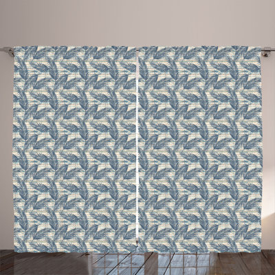 Semi Sheer Curtain Pair