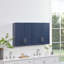 Armoire suspendue en bois 30 "avec portes et tablettes-1498082477