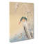 Kingfisher In The Snow by Ohara Koson - Wrapped Canvas Painting-55363191
