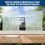 Clôture de jardin décorative en métal blanc - Panneau d'intimité 72 po, barrière autoportante extérieure et intérieure antirouille avec conception à volutes, installation facile par encliquetage, longues périodes
