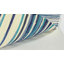 Tapis ivoire / bleu en coton tissé à la main Brogun-19503511