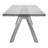 Amerson Extendable Glass Top Metal Base Dining Table