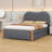 Upholstered Platform Bed With Trundle-306812415