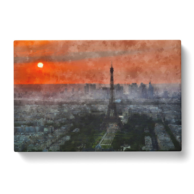 Eiffel Tower Vol.8 - Wrapped Canvas Print, 35cm H x 50cm W x 3cm D