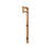 Gracelyn Wall Mounted Coat Rack - Solid Oak Coat Rack