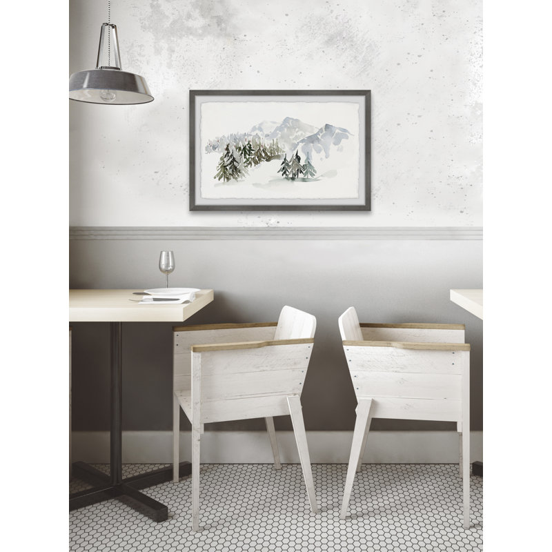 «I Like The Winter Silence», reproduction encadrée, H 24 po x l 36 po x P 1,5 po