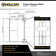 Eclipse 45'' - 48'' W x 76'' H Bypass Frameless Shower Door with Clear Glass