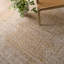 Tapis doré / gris clair Harriet Medallion-1114712772