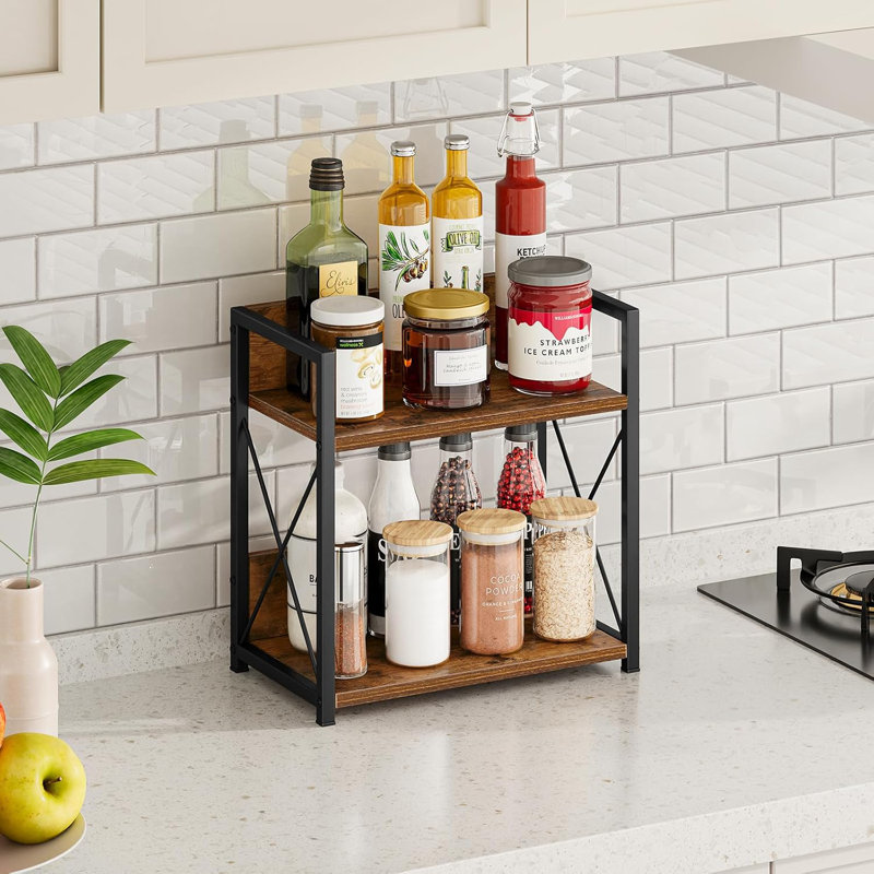 Two Layer Spice Rack Storage Box