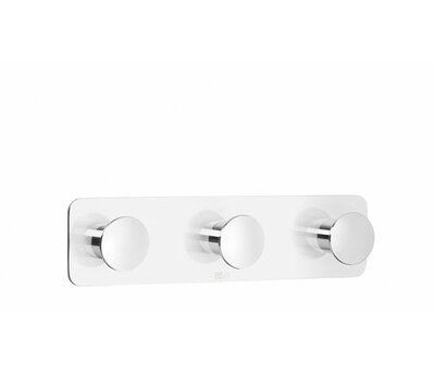 Triple Wall Mounted Self Adhesive Hook -  Smedbo, BK1117