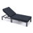 Adjustable Chaise Lounge Chair – Outdoor Patio Recliner, Poolside Lounger, Garden Lounge Chair with Headrest & Cushions, Weather & UV Resistant-2076940829