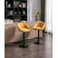 Merlene Swivel Upholstered Counter Stool with Metal Frame-71205834