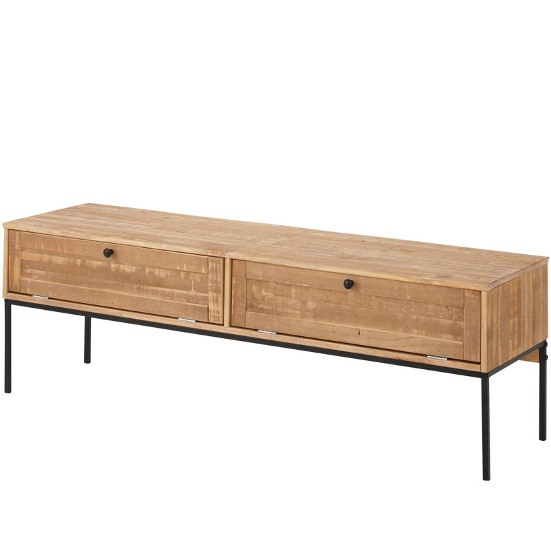 Hultgren Unfinished TV Stand for TVs up to 78", 140 cm, Nature