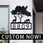 Décoration murale personnalisée monogramme à lettre divisée-97173774-96385132