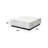 Fritzy Square Coffee Table In White Engineered Stone