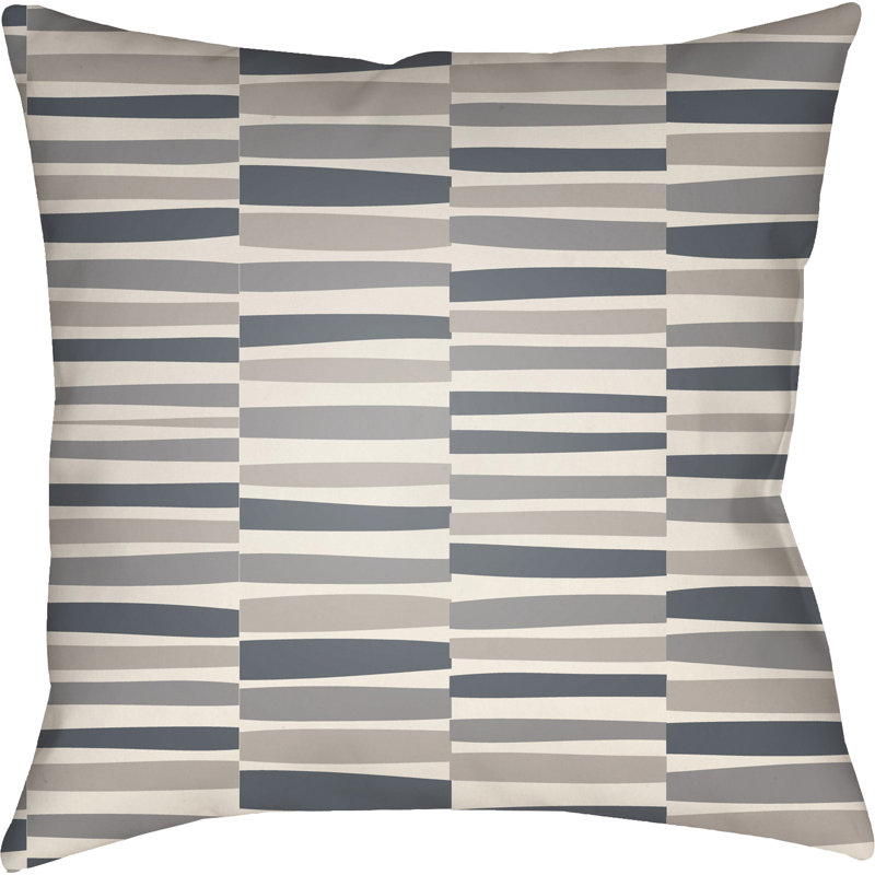 Littles Throw Pillow, 20" H x 20" W x 5" D, Grey