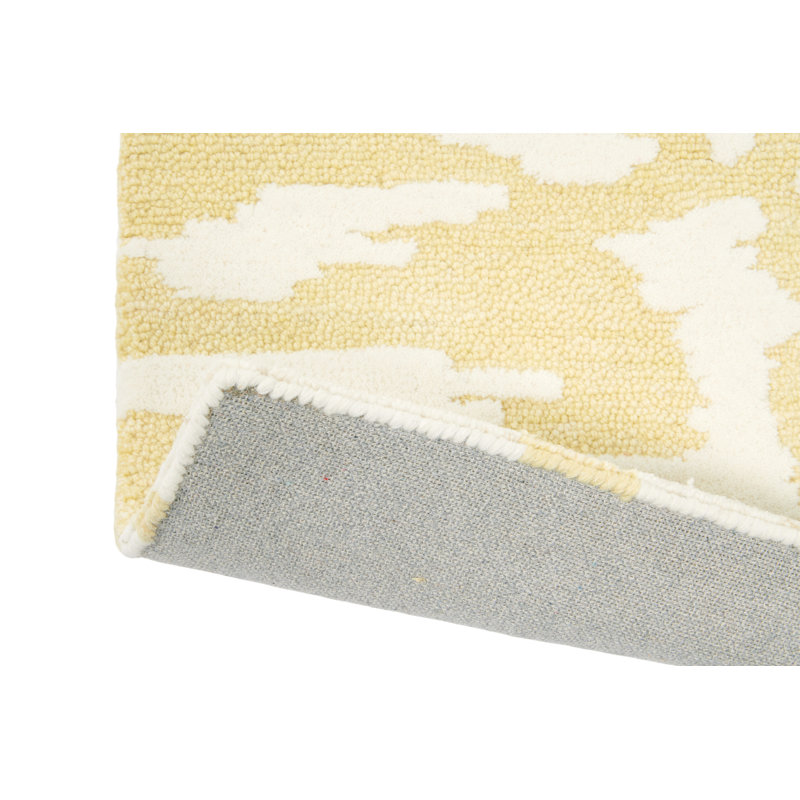 Hand Tufted Wool Abstract Area Rug, Rectangle 5'7" x 7'10"