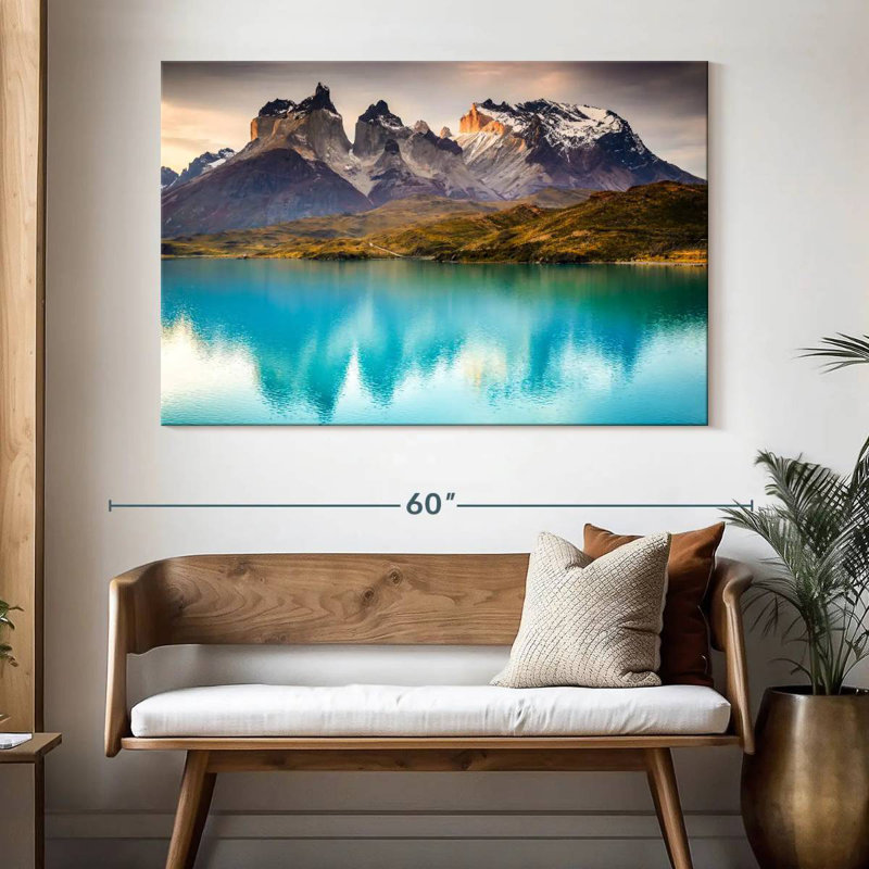 Ravi Torres Del Paine Lake, H 34 po x l 51 po