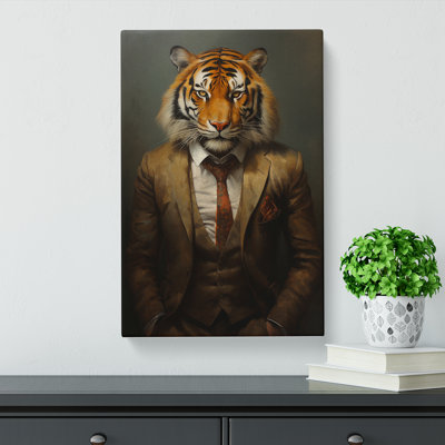 Tiger In A Suit No.2 - Print