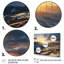 «Sunset Wind Turbines Mountain View III - Wind Turbines», art mural-1070472736-1070472763