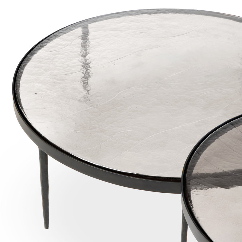 Yoko Glass Nesting Coffee Table