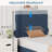 Chenille Fabric Platform Bed Bed Frame With Upholstered Headboard-772310697
