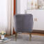 Fauteuil en sherpa moderne de style Mid-Century moderne pour le salon, la chambre et le bureau, facile à assembler-2011447109
