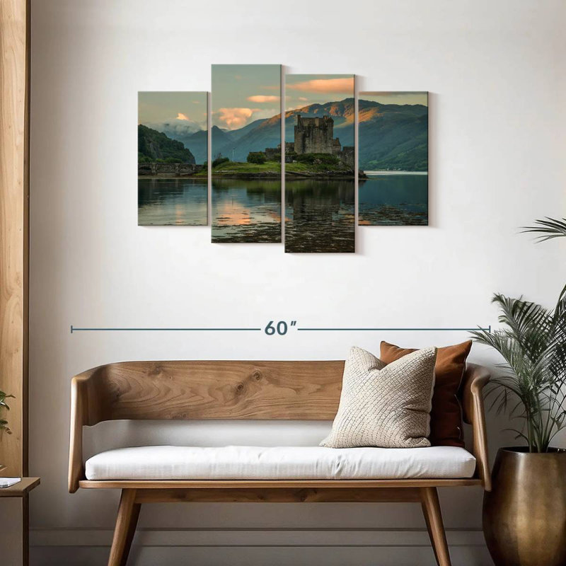 Lilie Eilean Donan Castle West, 27" H x 43" W