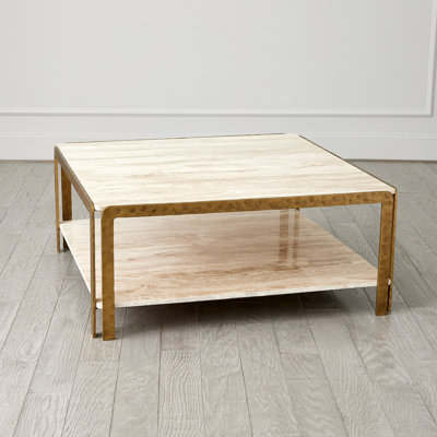 Stone Top Single Coffee Table