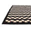 Tapis noir et blanc Newsom
