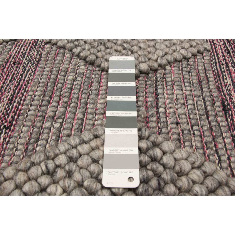 Tapis gris rectangulaire unique de 5 pi 1 po x 8 pi 1 po Hendriex