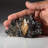 Golden Calcite On Sphalerite Matrix