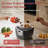 3Qt Gray Electric Pressure Cooker, 8-in-1 Compact Multi Cooker, Ceramic Nonstick Pot, 700W for Small Kitchen