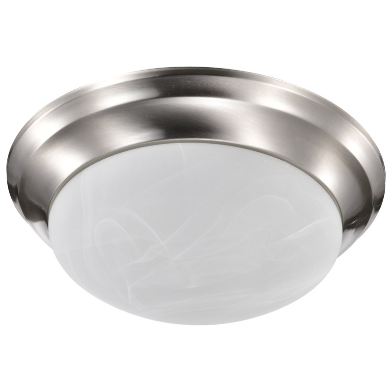 Deise Glass Flush Mount, 5.5" H x 14" W / No