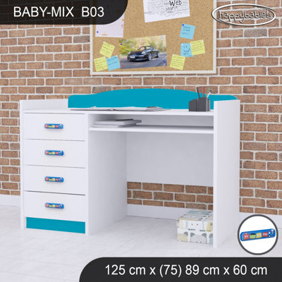 125cm Computer Desk