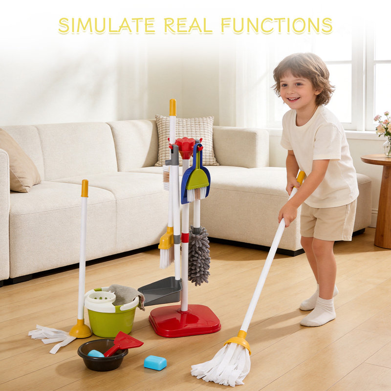 Pretend Play Cleaning Toy Set for Kids