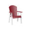 Berlin Gardens Comfo Back Regular Top With White Base Dining Chair-1354354192
