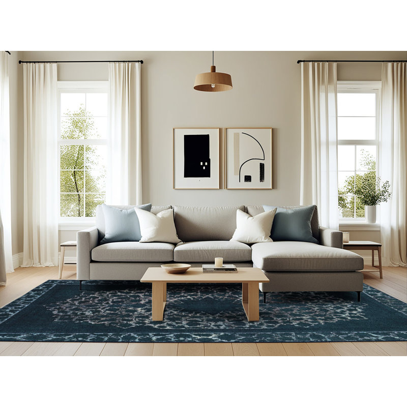 Abstract Indoor Rug, Rectangle 6' x 9'